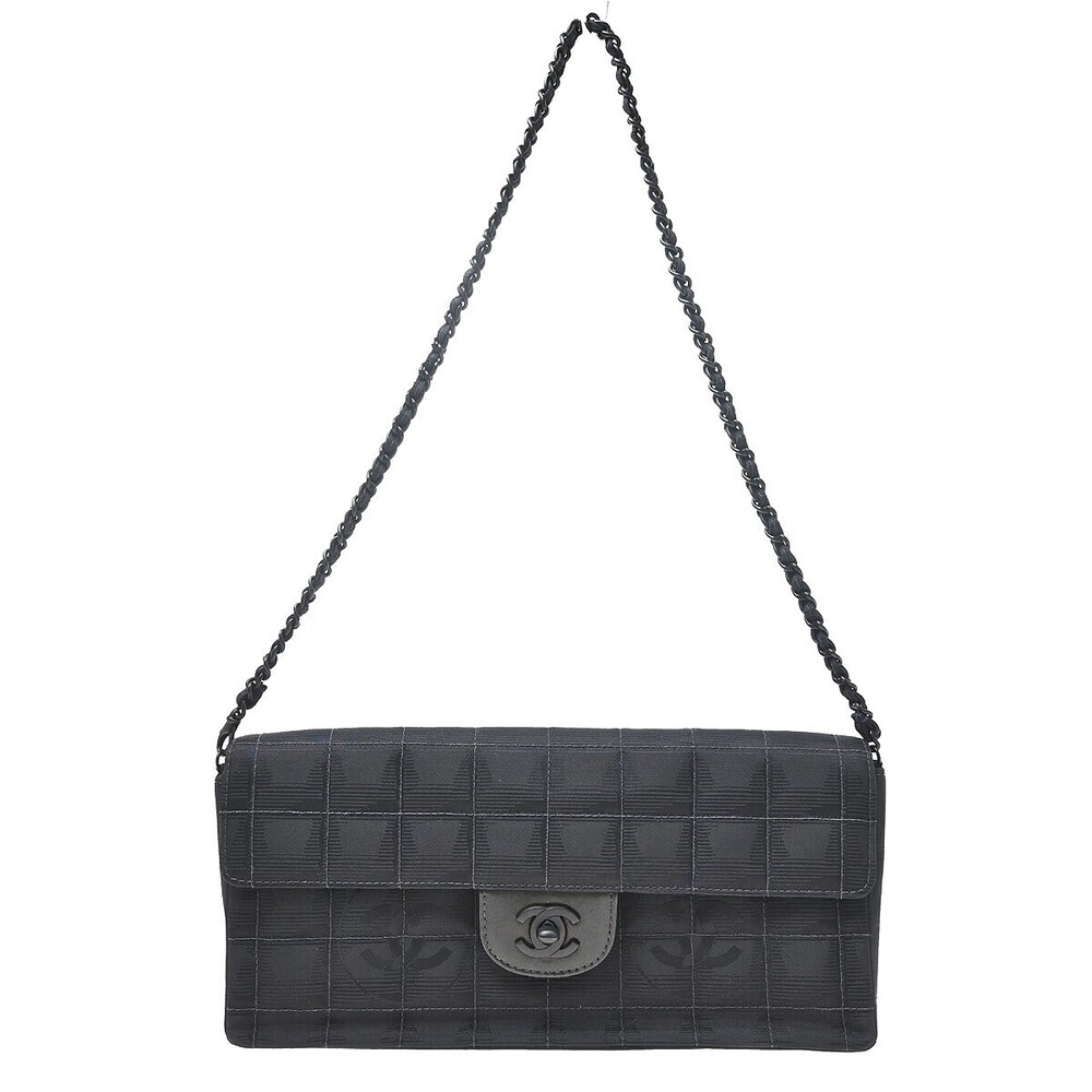 Chanel Travel Line Flap Quilted Nylon East West